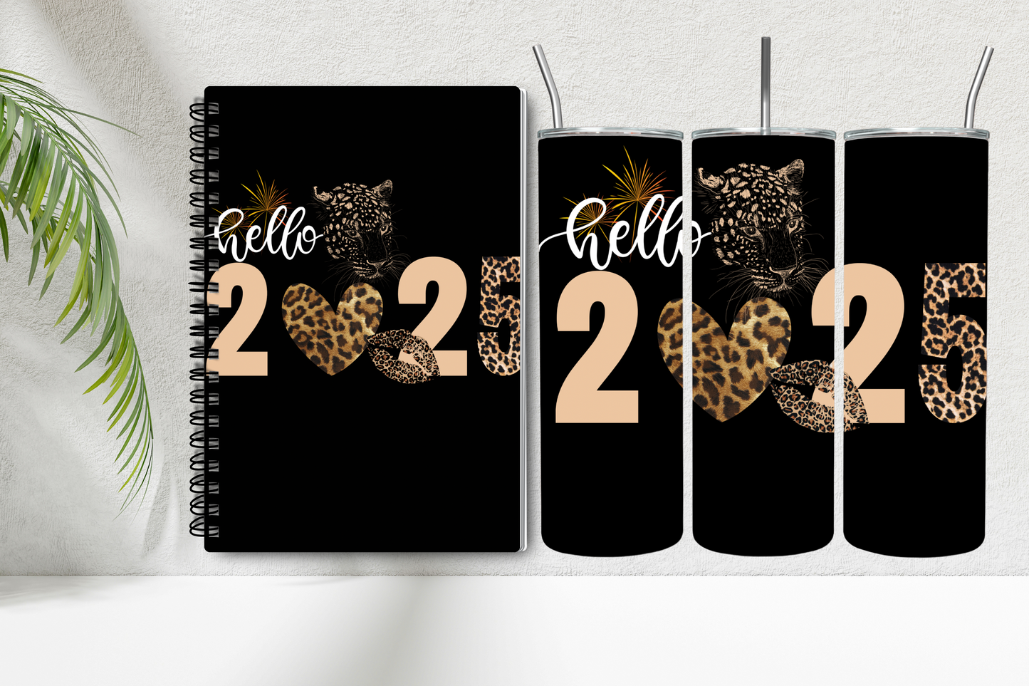 New Years Notebook and Tumbler Set